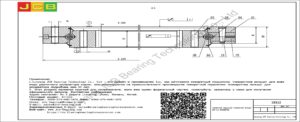 поворотный подшипник (поворотное кольцо) для xcg экскаватора XW822