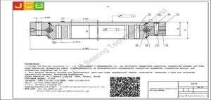 поворотный подшипник (поворотное кольцо) для xiagong экскаватора XG825