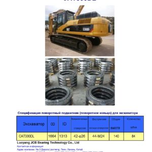 поворотный подшипник (поворотное кольцо) для caterpillar экскаватора CAT330DL